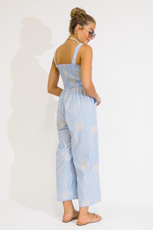 Palm Embroidery Jumpsuit, Lt Bl - 0616-186.jpg