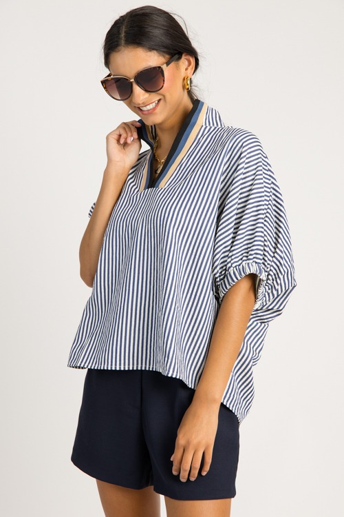 Seersucker Stripes Top, Navy - 0617-124p.jpg