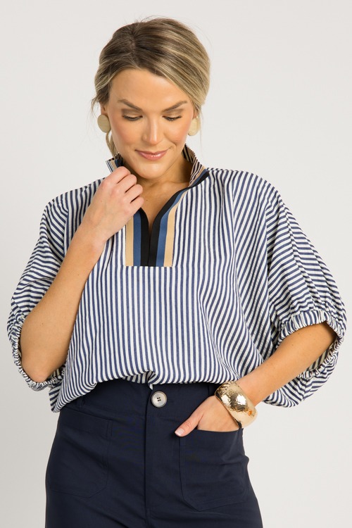 Seersucker Stripes Top, Navy - 0617-125h.jpg