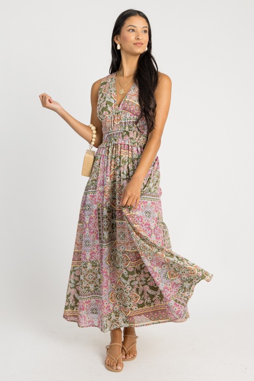 Flourishing Floral Maxi, Evergreen - 0618-125p.jpg