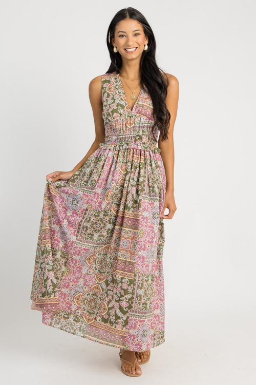 Flourishing Floral Maxi, Evergreen - 0618-130.jpg