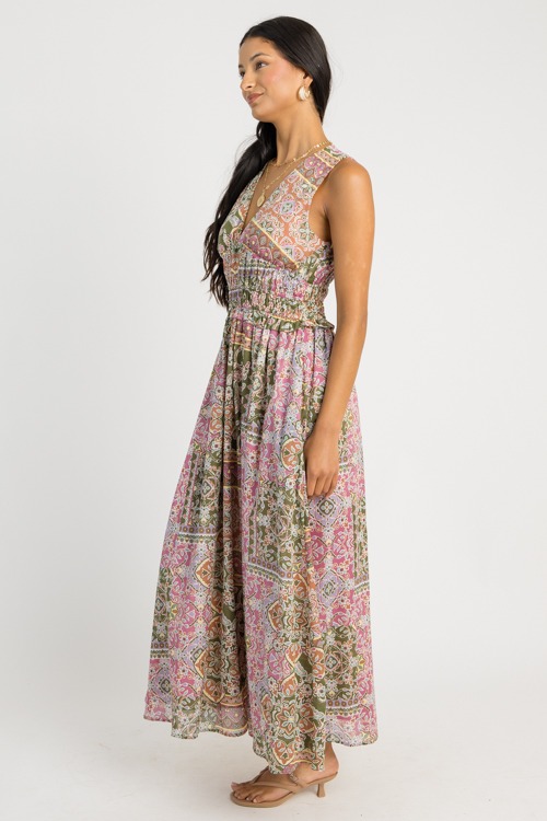 Flourishing Floral Maxi, Evergreen - 0618-131.jpg