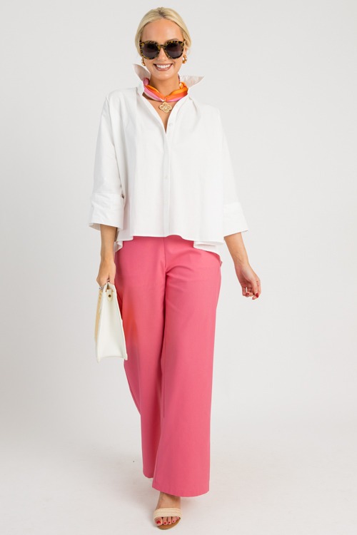 High Waisted Linen Pants, Hot P - 0620-97p.jpg