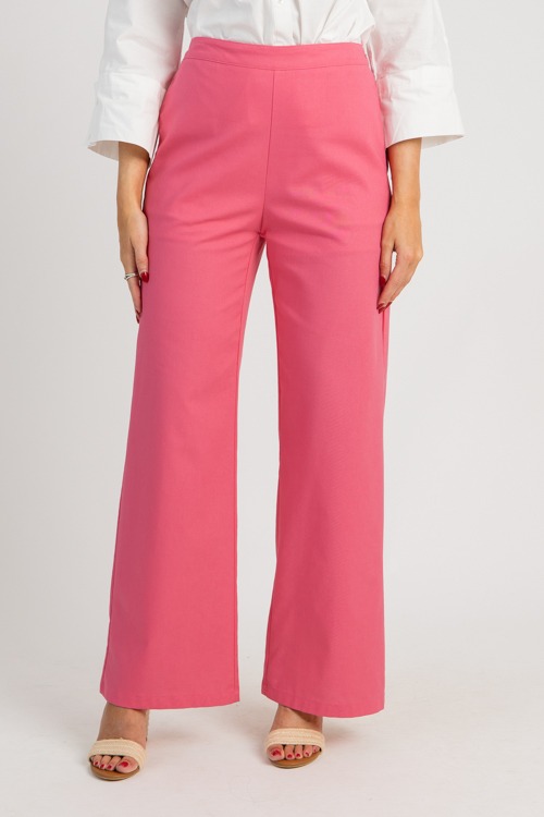 High Waisted Linen Pants, Hot P - 0620-98h.jpg
