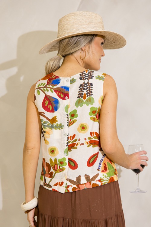 Floral Print Tank, Natural - 0627-253h.jpg