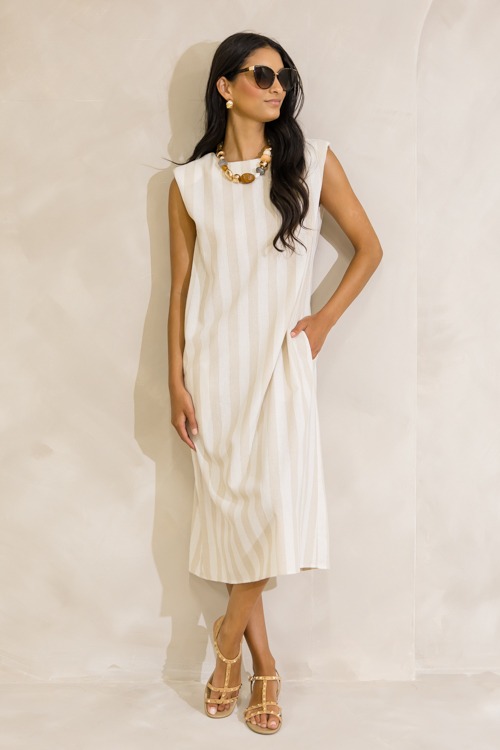 Sandy Stripes Belted Midi, Natu - 0627-41p.jpg