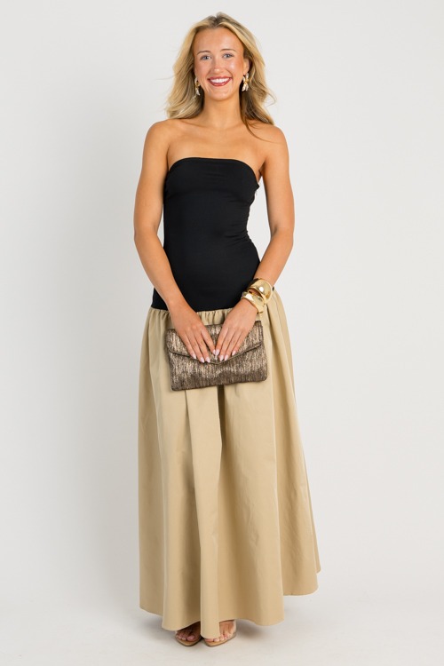 Strapless Colorblock Maxi, Blac - 0701-4.jpg
