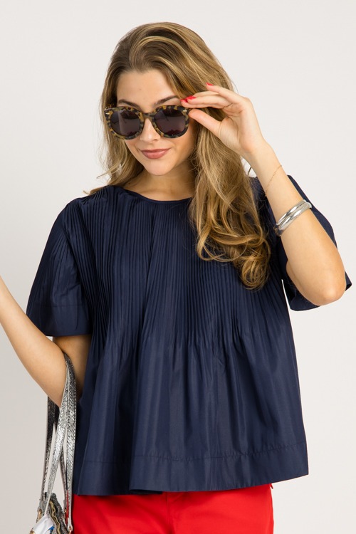 Perfectly Pleated Top, Navy - 0702-63.jpg