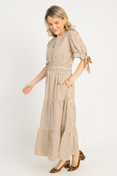 Tie Sleeve Stripe Midi, Mocha - 0710--25p.jpg