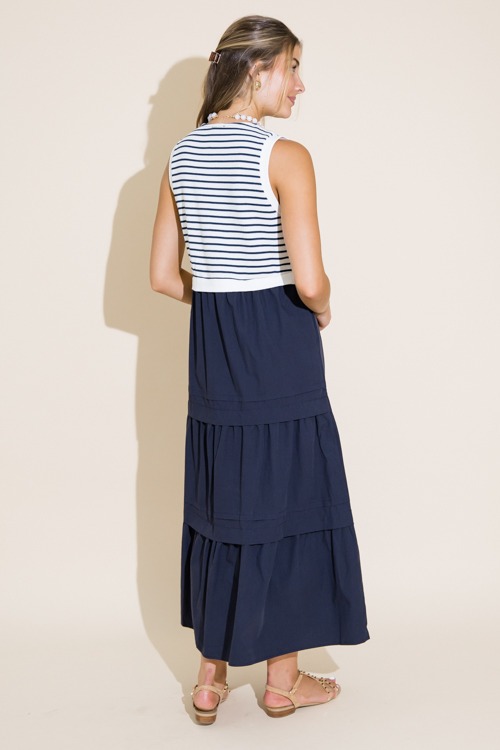 Stripe Bodice Poplin Maxi, Navy - 0711-255.jpg