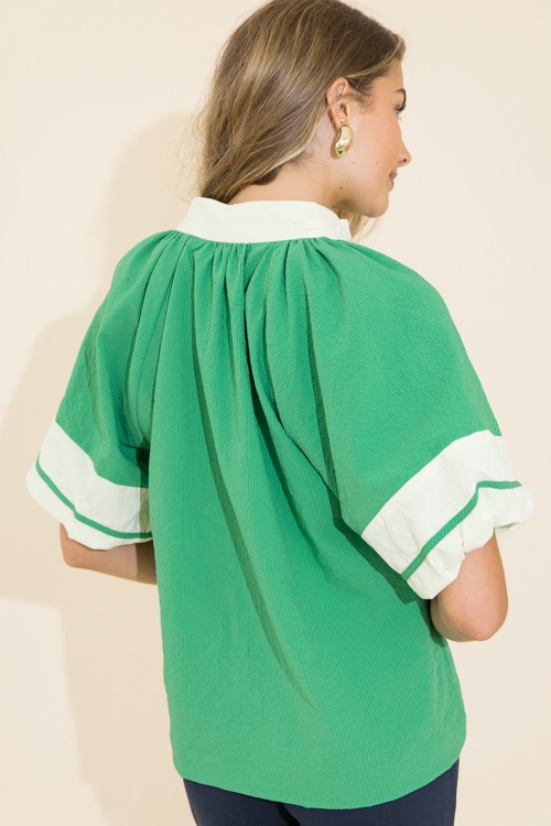 Colette Contrast Top, Kelly Green - 0711-30.jpg