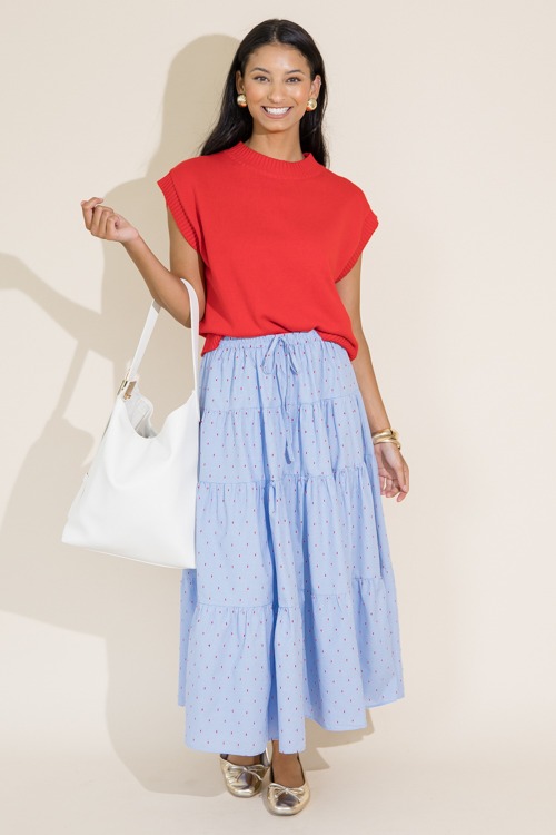 Gingham Dot Maxi Skirt - 0711-388p.jpg