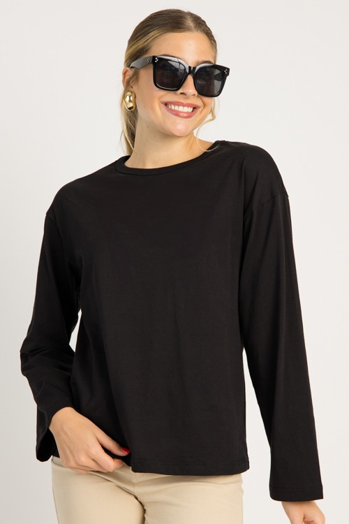 Easy Long Sleeve Tee, Black - 0714-57.jpg