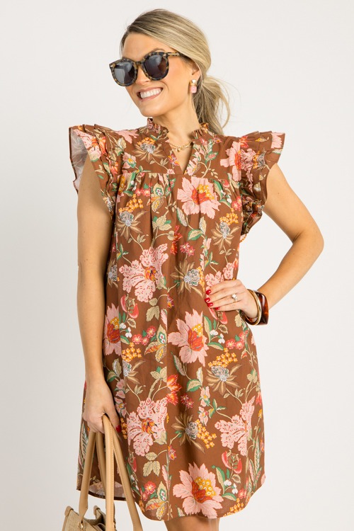 Marlene Floral Dress, Pink/Brow - 0716-23.jpg