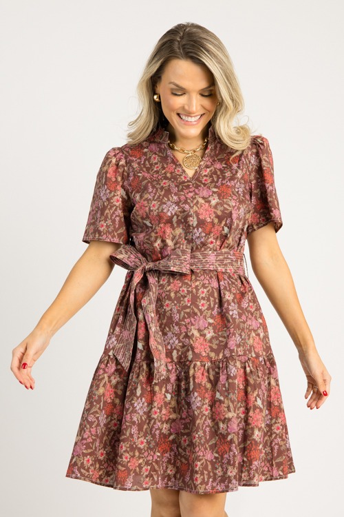 Kelly Floral Dress, Brown - 0716-90p.jpg