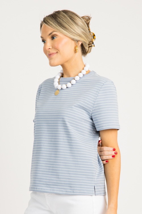 Pinstripe Tee, Dusty Blue/Ivory - 0717-107p.jpg