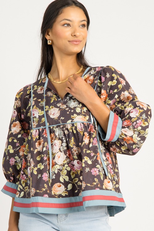 Luna Floral Top, Chocolate - 0723-49p.jpg