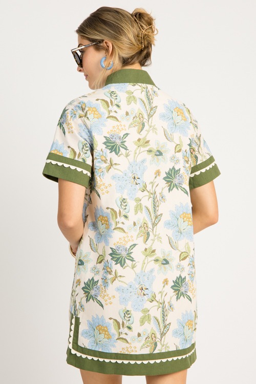 Floral Scallop Border Dress,Ecr - 0724-37.jpg