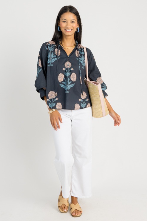 Block Print Button Top, Dk. Nav - 0725-71h.jpg