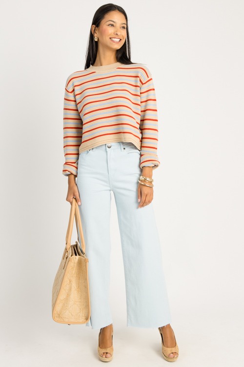Mixed Stripe Sweater, Taupe/Red - 0728-9p.jpg