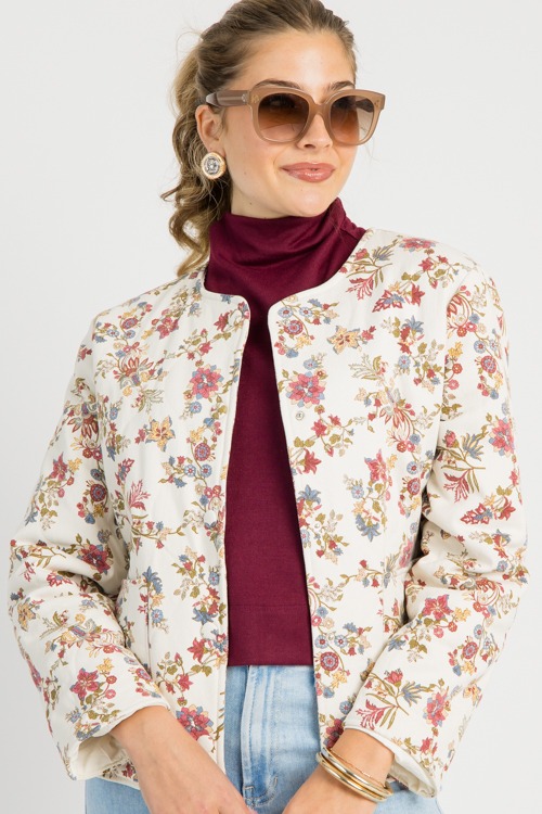 Floral Twill Jacket, Ivory Multi - 0729-105.jpg