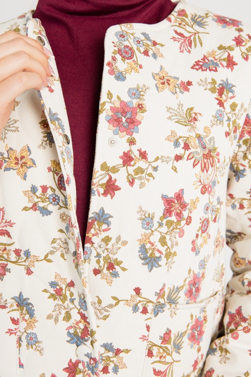 Floral Twill Jacket, Ivory Multi - 0729-107.jpg