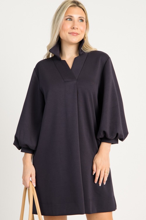 Soft and Chic Dress, Navy - 0731-109.jpg