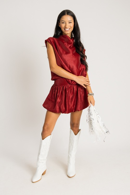 Shine On Blouse, Burgundy - 0731-186h.jpg