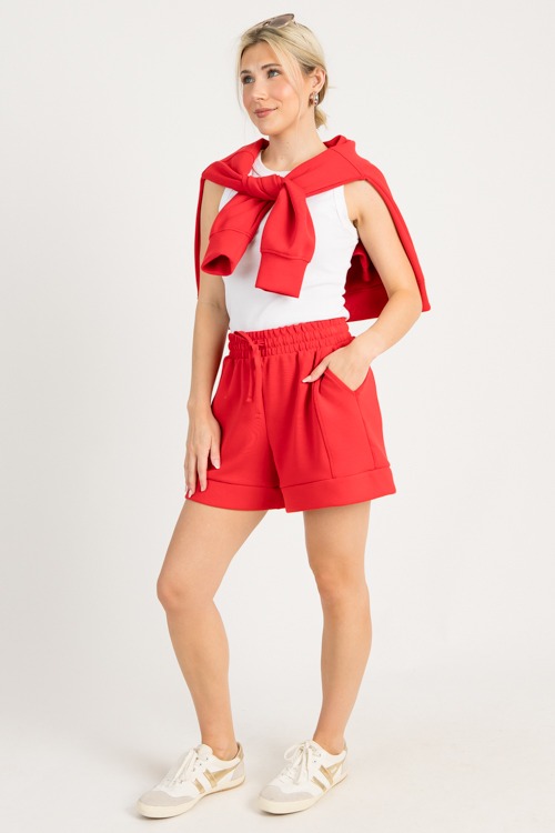Scuba Casual Shorts, True Red - 0731-69p.jpg