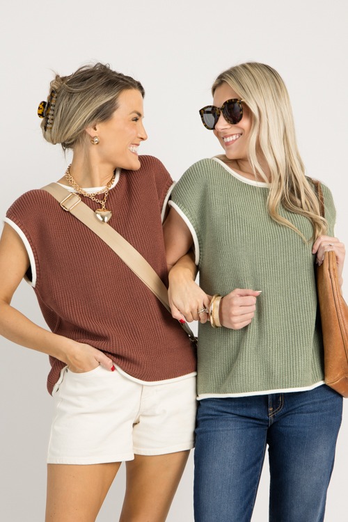 Contrast Edge Sweater Vest, Iri - 0804-64p.jpg