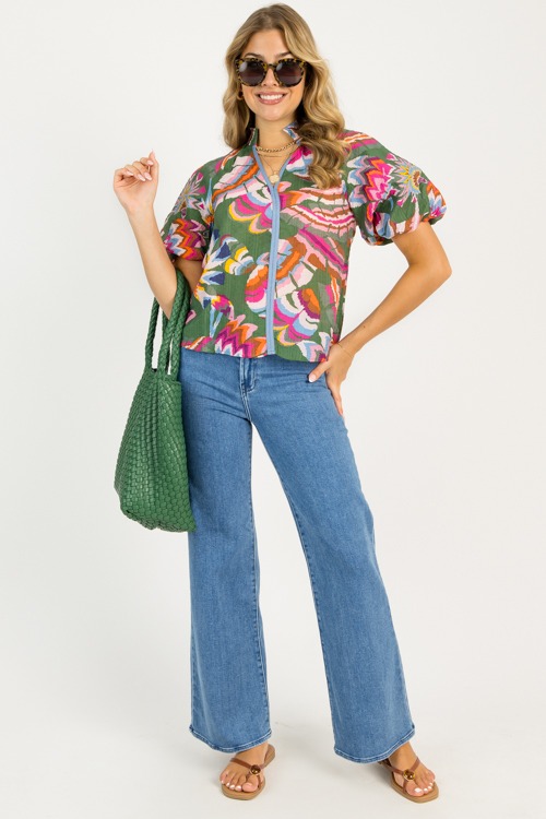 Kathy Printed Top, Green - 0807-18.jpg