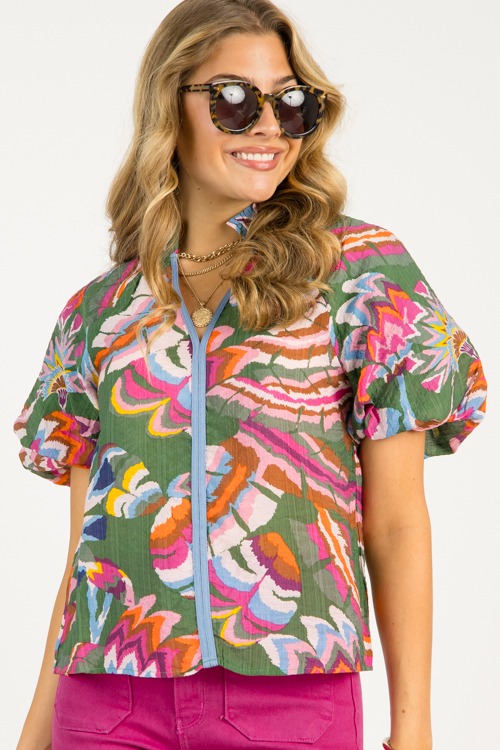 Kathy Printed Top, Green - 0807-22.jpg