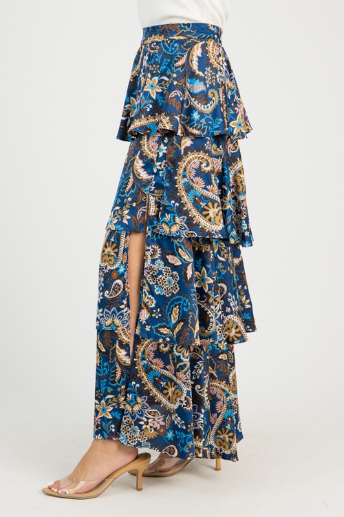 Ruffle Tier Maxi Skirt, Navy Fl - 0808-126.jpg