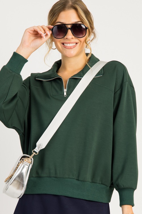 Quarter Zip Pullover, Sea Green - 0812-110.jpg