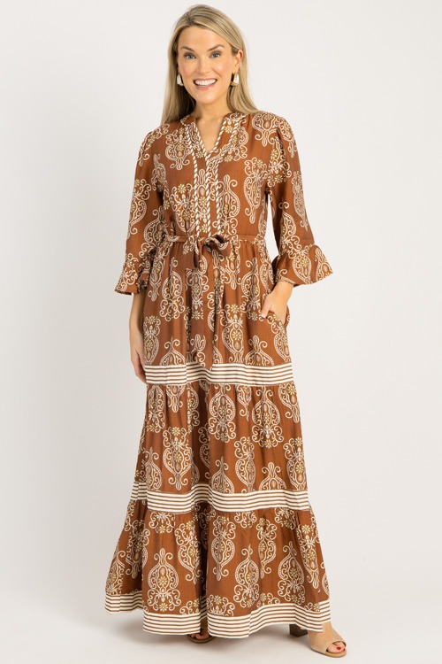 Stone Triangle Hoops, Howlite - 0821-24p.jpg