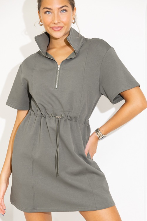 Scuba Draw Waist Dress, Olive - 0822-10h.jpg
