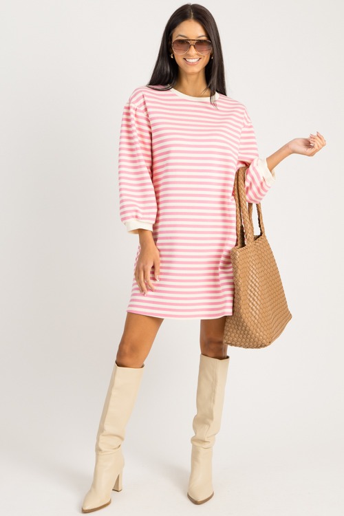 Tilly Stripe Dress, Pink - 0825-18p.jpg