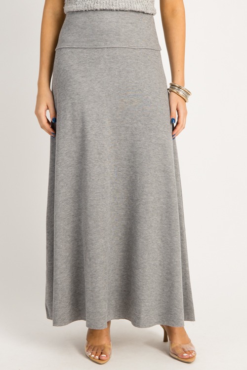 Rib Knit Maxi Skirt, Grey - 08270_97.jpg