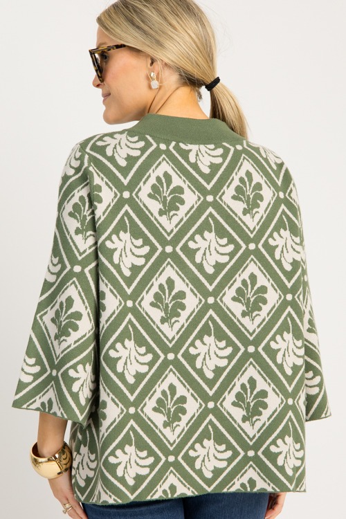 Floral Mock Neck Sweater, Olive - 0902-114.jpg