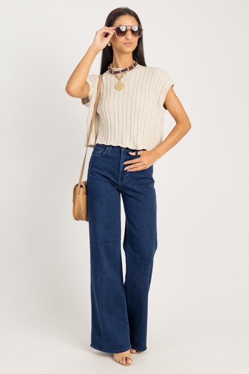 Sleeveless Cable Sweater, Oatme - 0904-1p.jpg