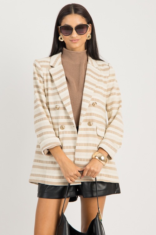 Connie Striped Button Blazer, C - 0904-92.jpg