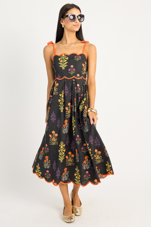 Fresh Blooms Scallop Midi, Black - 0909-102.jpg
