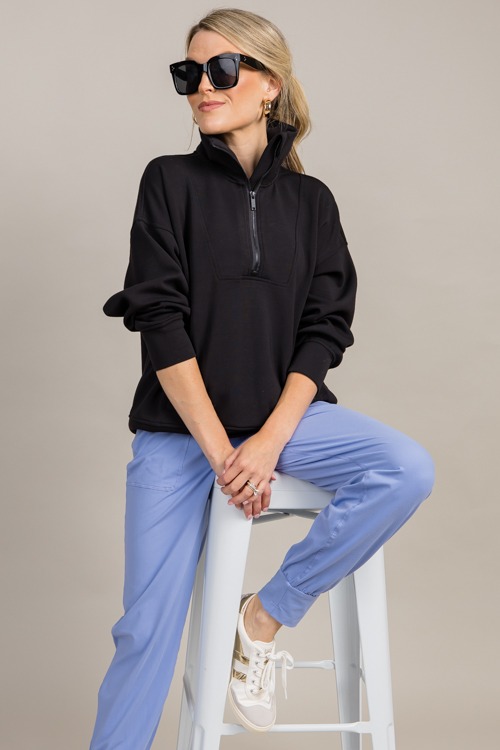 Modal Mock Neck Pullover, Black - 0909-119.jpg