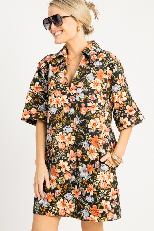 Janine Floral Dress, Black Multi - 0909-88p.jpg