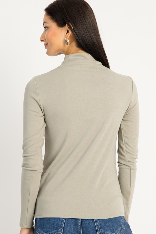 Go-To Mock Neck Top, Sage - 0910-175.jpg