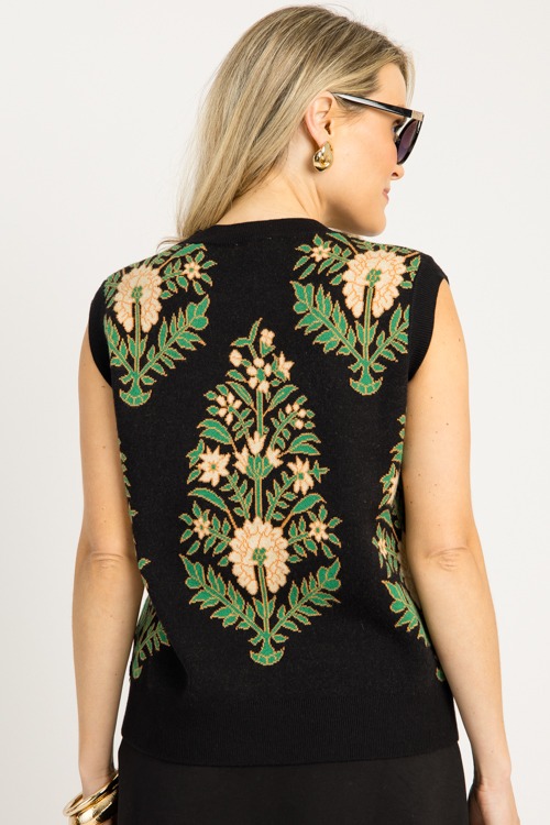 Chic Bloom Sweater Top, Black - 0911-41h.jpg