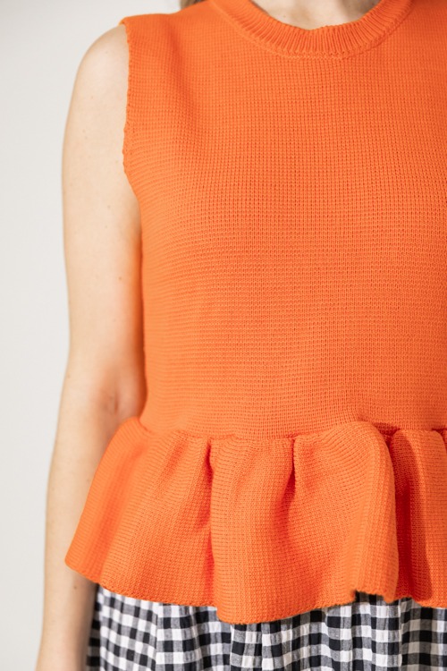 Sleeveless Peplum Sweater, Orange - 0912-395-Edit.jpg