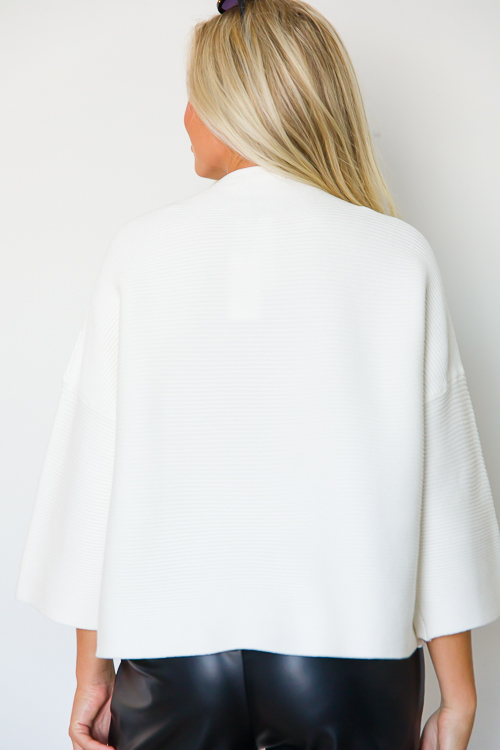 The Mattie Sweater, Ivory