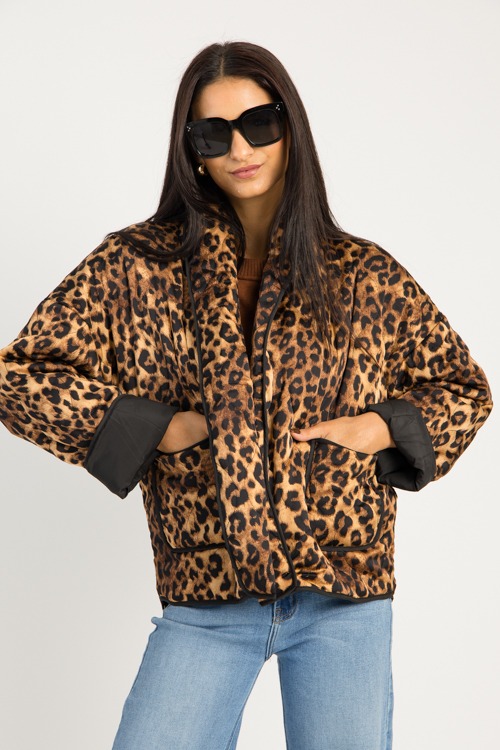 Leopard Open Front Jacket, Taupe - 0915-63p.jpg