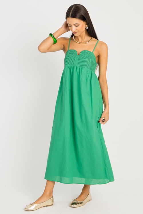 Stitched Bustier Midi, Emerald - 0916-21h.jpg